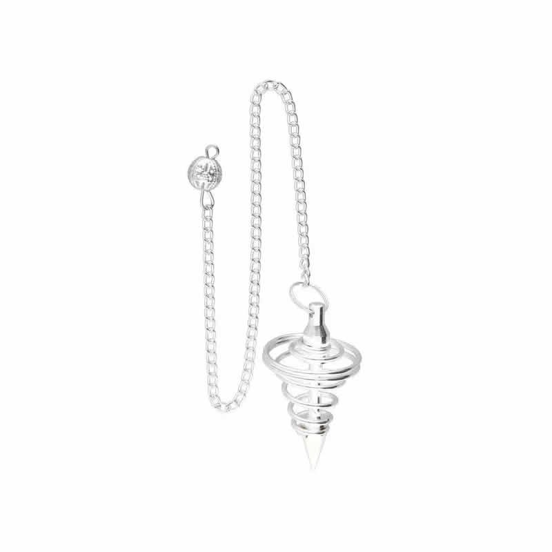 22158 Pendolo a spirale con placcatura in argento (PLA27)