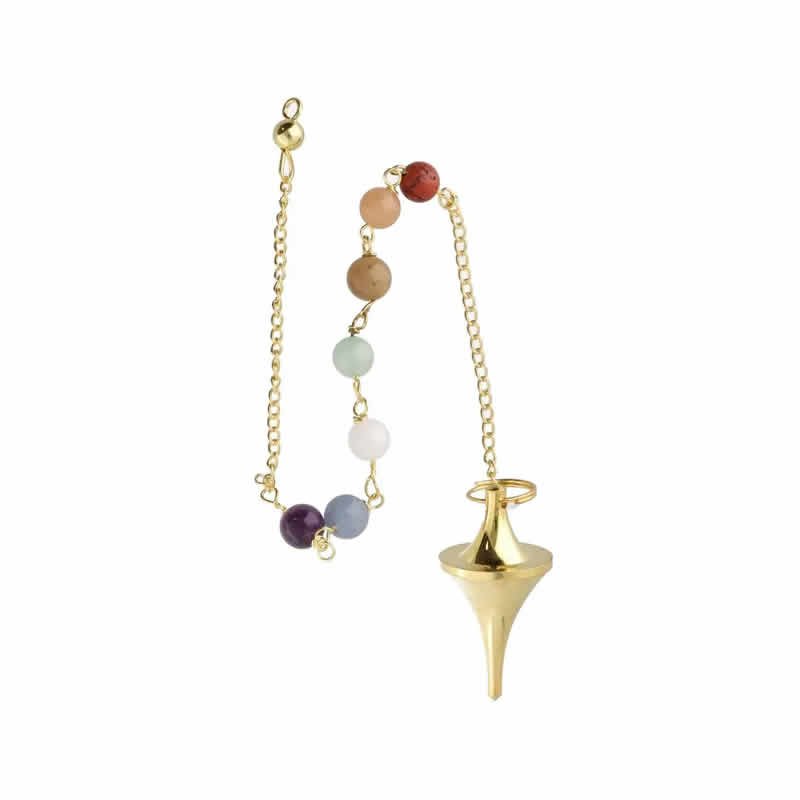 22148 Pendolo Conico in Bronzo con Chakra (BRO34)