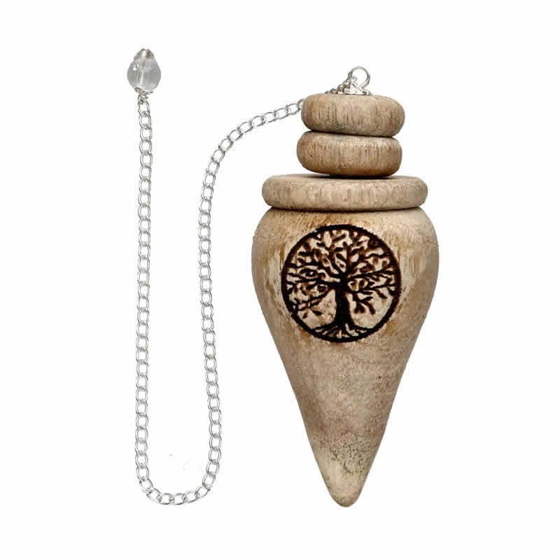 22140 Pendolo Karnak in legno Albero della Vita (MAD30)