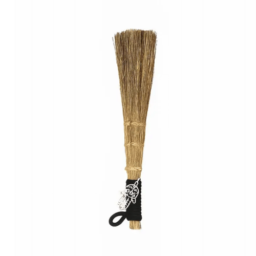 22193 Scopa da 20cm con Mano di Fatima in metallo