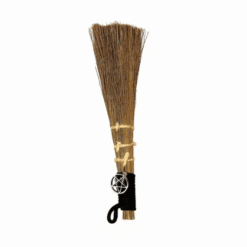 Scopa da 20cm con Pentagramma in metallo