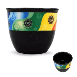 Ciotola in Ceramica per Smudge o Palo Santo 9x8 - Chakra