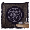 Tovaglia in cotone 60x60 - Fiore della Vita